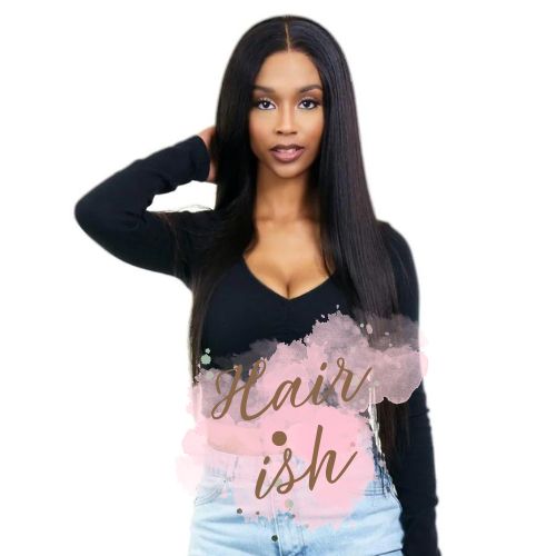 Straight Transparent Closure Wig